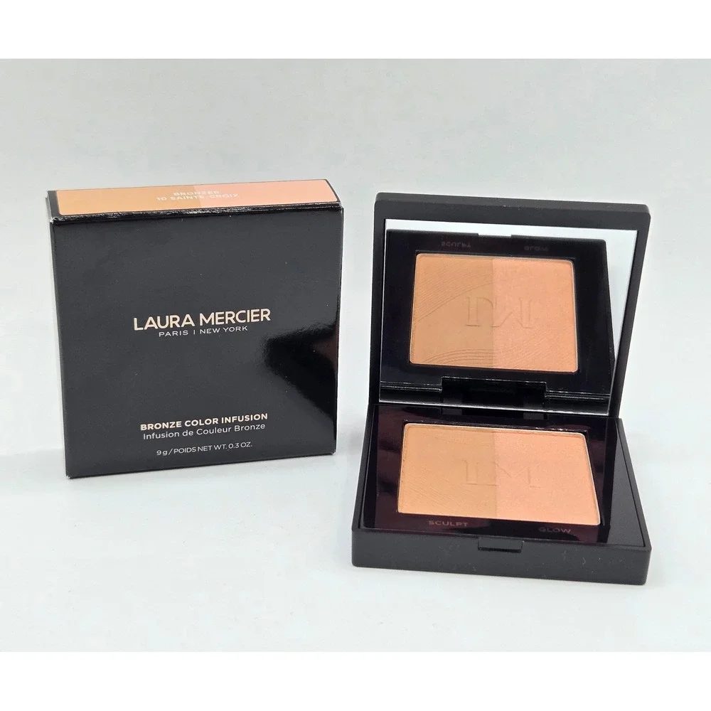 Laura Mercier Color Infusion Dual Bronzer 0.3oz - 10 Sainte-Croix